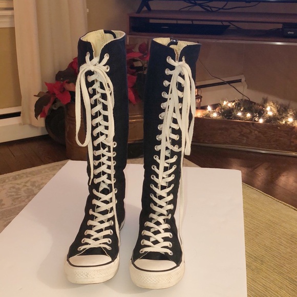mens knee high converse